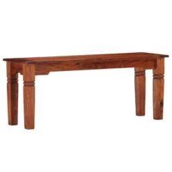 Banc 110 Cm Bois D'acacia Solide