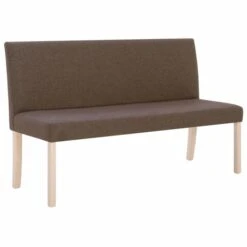 Banc 139,5 Cm Marron Polyester Riza