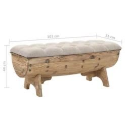 Banc Avec Rangement En Forme De Tonneau Bois De Sapin Et Tissu Crème Vinto 15 Banc Avec Rangement En Forme De Tonneau Bois De Sapin Et Tissu Crème Vinto -Chaise Soldes Magasin banc avec rangement en forme de tonneau bois de sapin et tissu creme vinto 3666722586177 379646