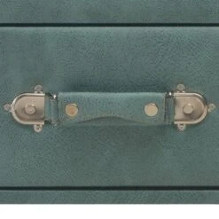 Banc Avec Tiroirs 80 Cm Vert De Mer Similicuir -Chaise Soldes Magasin banc avec tiroirs 80 cm vert de mer similicuir 3666722450942 777020