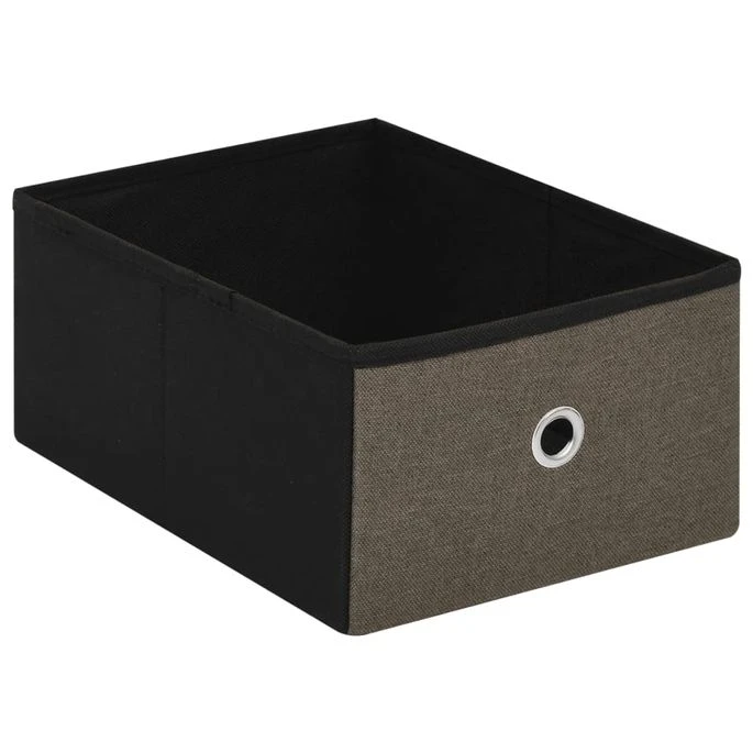 Banc De Rangement Pliable Marron 76x38x38 Cm Faux Lin 8 Banc De Rangement Pliable Marron 76x38x38 Cm Faux Lin – Image 8