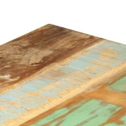 Banc Industriel Bois Massif Multicolore Et Pieds Acier Laqué Noir Borik 160 Cm -Chaise Soldes Magasin banc industriel bois massif multicolore et pieds acier laque noir borik 160 cm 3666722562126 379572