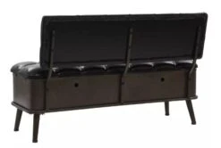 Banquette Coffre Capitonnée Similicuir Noir Et Pieds Métal Noir Palawa 120 Cm 7 Banquette Coffre Capitonnée Similicuir Noir Et Pieds Métal Noir Palawa 120 Cm -Chaise Soldes Magasin banquette coffre capitonnee similicuir noir et pieds metal noir palawa 120 cm 3666722582513 254064