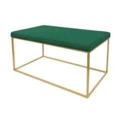 Banquette Et Poufs Velours Vert Et Métal Doré Ismael 9 Banquette Et Poufs Velours Vert Et Métal Doré Ismael -Chaise Soldes Magasin banquette et poufs velours vert et metal dore 3327480051214 396474