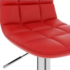 Chaise De Bar Réglable Simili Bordeaux Et Métal Chromé Noria -Chaise Soldes Magasin chaise de bar reglable simili bordeaux et metal chrome 3666722546843 408449