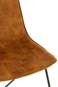 Chaise Métal Couleur Cognac Catia L 64 Cm -Chaise Soldes Magasin chaise metal couleur cognac catia l 64 cm 5400924195205 1331071