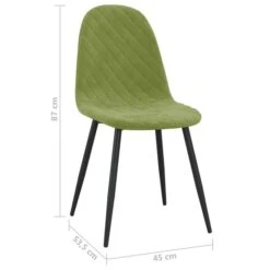 Chaise Pieds Métal Noir Et Assise Velours Vert Clair Skyla - Lot De 2 -Chaise Soldes Magasin chaise pieds metal noir et assise velours vert clair skyla lot de 2 3666722297578 1016043