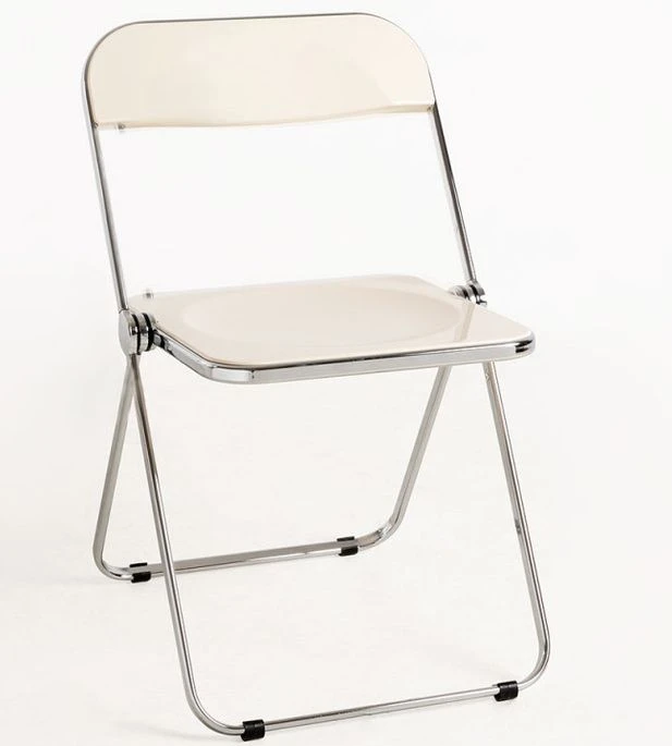 Chaise Pliante Blanche Marta - Lot De 2 1 Chaise Pliante Blanche Marta - Lot De 2