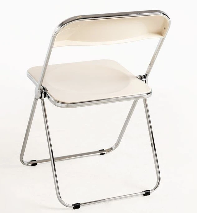 Chaise Pliante Blanche Marta - Lot De 2 4 Chaise Pliante Blanche Marta - Lot De 2 – Image 4