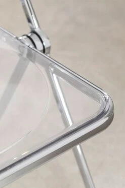Chaise Pliante Métal Chromé Et Polycarbonate Transparent Pixel -Chaise Soldes Magasin chaise pliante metal chrome et polycarbonate transparent pixel 1321562