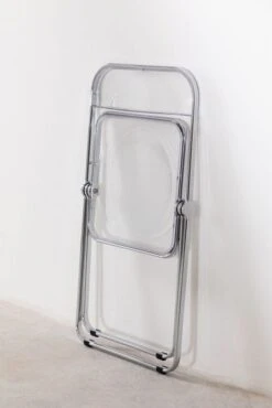 Chaise Pliante Métal Chromé Et Polycarbonate Transparent Pixel -Chaise Soldes Magasin chaise pliante metal chrome et polycarbonate transparent pixel 1321564