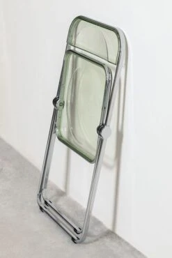 Chaise Pliante Métal Chromé Et Polycarbonate Vert Transparent Pixel -Chaise Soldes Magasin chaise pliante metal chrome et polycarbonate vert transparent pixel 1321622
