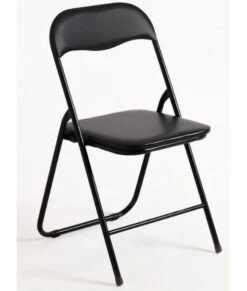 Chaise Pliante Noir Taly - Lot De 2
