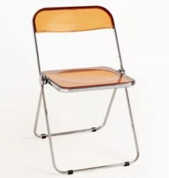 Chaise Pliante Orange Marta - Lot De 2