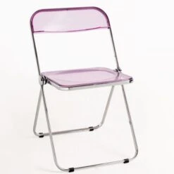 Chaise Pliante Rose Marta - Lot De 2