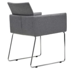 Chaise Tissu Gris Clair Et Pieds Métal Chromé Boo - Lot De 4 7 Chaise Tissu Gris Clair Et Pieds Métal Chromé Boo - Lot De 4 -Chaise Soldes Magasin chaise tissu gris clair et pieds metal chrome lot de 4 3666722549172 405286