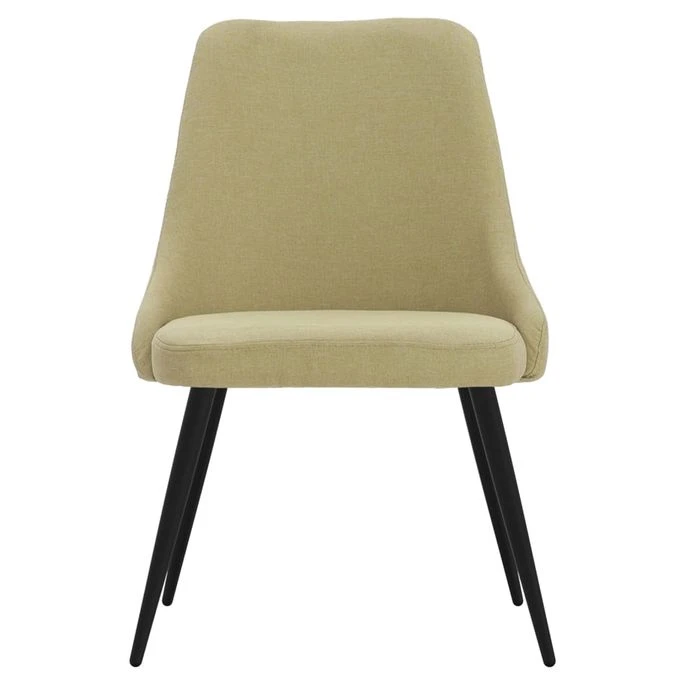 Chaises De Salle à Manger 2 Pcs Vert Tissu 16 3 Chaises De Salle à Manger 2 Pcs Vert Tissu 16 – Image 3