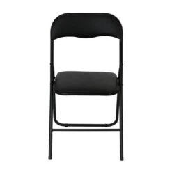Lot De 2 Chaises Pliantes Noir - L 44 X P 47 X H 78 Cm - CLEA -Chaise Soldes Magasin lot de 2 chaises pliantes noir l 44 x p 47 x h 78 cm clea 3612408735162 599303