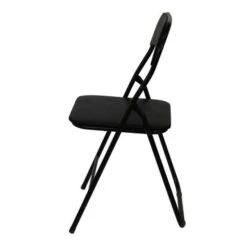 Lot De 2 Chaises Pliantes Noir - L 44 X P 47 X H 78 Cm - CLEA -Chaise Soldes Magasin lot de 2 chaises pliantes noir l 44 x p 47 x h 78 cm clea 3612408735162 599304