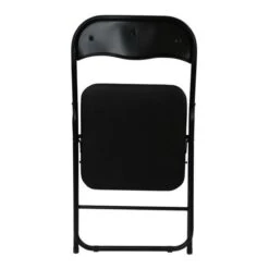 Lot De 2 Chaises Pliantes Noir - L 44 X P 47 X H 78 Cm - CLEA -Chaise Soldes Magasin lot de 2 chaises pliantes noir l 44 x p 47 x h 78 cm clea 3612408735162 599305