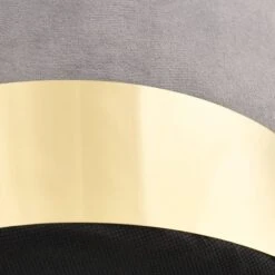 Tabouret Bas Design Velours Gris Clair Et Metal Doré Sinza -Chaise Soldes Magasin tabouret bas design velours gris clair et metal dore sinza 3666722553179 398325