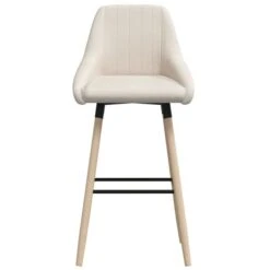 Tabouret De Bar Crème Tissu 3 -Chaise Soldes Magasin tabouret de bar creme tissu 3666722734790 1407650