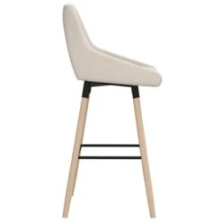 Tabouret De Bar Crème Tissu 3 -Chaise Soldes Magasin tabouret de bar creme tissu 3666722734790 1407651