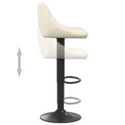 Tabouret De Bar Crème Velours 10 -Chaise Soldes Magasin tabouret de bar creme velours 3666722630412 1032714