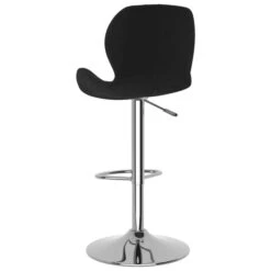 Tabouret De Bar Matelassé Velours Noir Toulipo -Chaise Soldes Magasin tabouret de bar matelasse velours noir toulipo 3666722232777 1120437