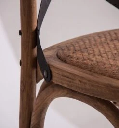 Tabouret De Bar Pin Massif Recyclé Et Rotin Clair Annah -Chaise Soldes Magasin tabouret de bar pin massif recycle et rotin clair 397618