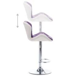 Tabouret De Bar Violet Similicuir -Chaise Soldes Magasin tabouret de bar violet similicuir 8719883725918 613652