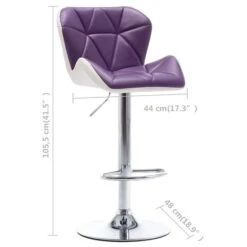 Tabouret De Bar Violet Similicuir -Chaise Soldes Magasin tabouret de bar violet similicuir 8719883725918 613653
