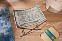 Tabouret Pliant Tissu Gris Imprimé Et Pieds Métal Noir Intag -Chaise Soldes Magasin tabouret pliant tissu gris imprime et pieds metal noir kalinga 4010340863346 578236