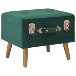 Tabourets De Rangement 3 Pcs Vert Velours 2 -Chaise Soldes Magasin tabourets de rangement 3 pcs vert velours 3666722255691 1082972